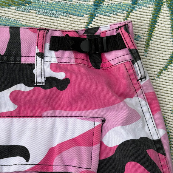 Military PINK Camouflage BDU Cargo Pants Army Fatigue Tactical Combat Camo Pants - Picture 8 of 11